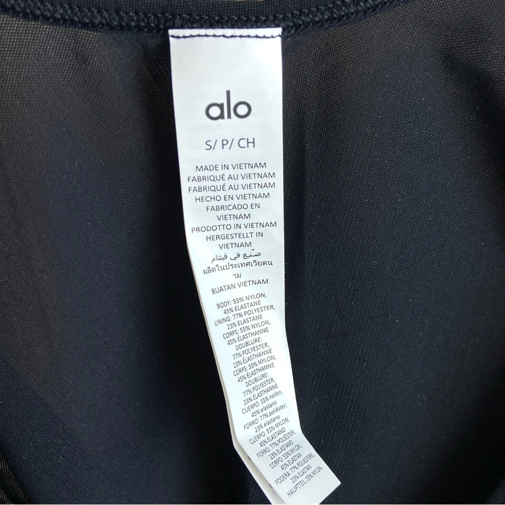 $80 NWT Alo Airlift Mesh Tempo Tank